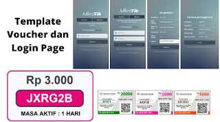 MIKHMON: Free Template Voucher Mikhmon dan Login Page